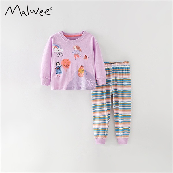 BST bộ cotton họa tiết Little Maven/Malwee cho bé gái 2-8 tuổi - Little Maven Official Store