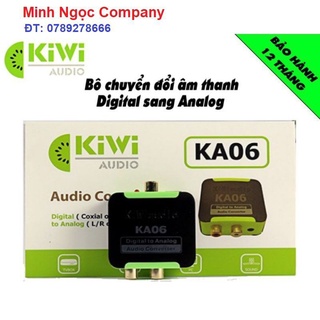 Bộ chuyển đổi âm thanh Digital sang Analog KiWi KA06 cao cấp - Hàng Chính hãng