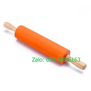 Cán lăn bột Silicon có trục xoay