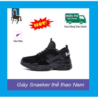 Giày Sneaker Nam Cao Cấp 2019 Siêu Nhẹ