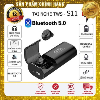 💕Bảo Hành 6 Tháng💕 Tai nghe Bluetooth S11 - Tai nghe Kiêm sạc dự phòng cao cấp