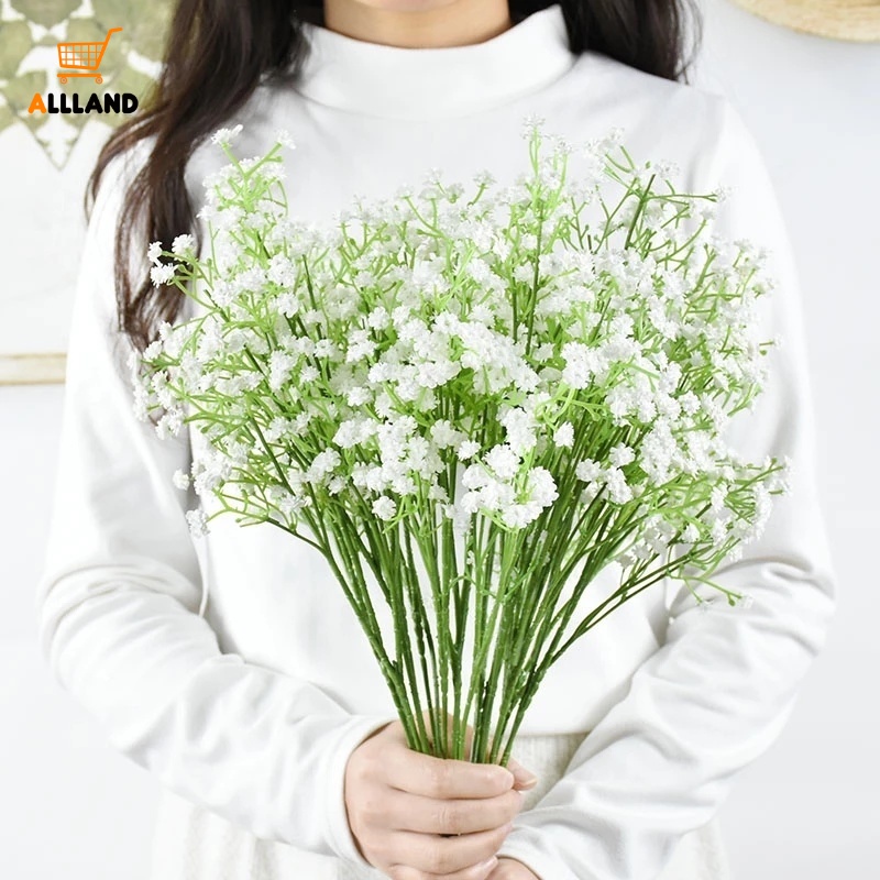 Bó Hoa Gypsophila Giả Lãng Mạn Dùng Trang Trí Nhà Cửa/Văn Phòng/Khách Sạn/Tiệc Cưới DIY
