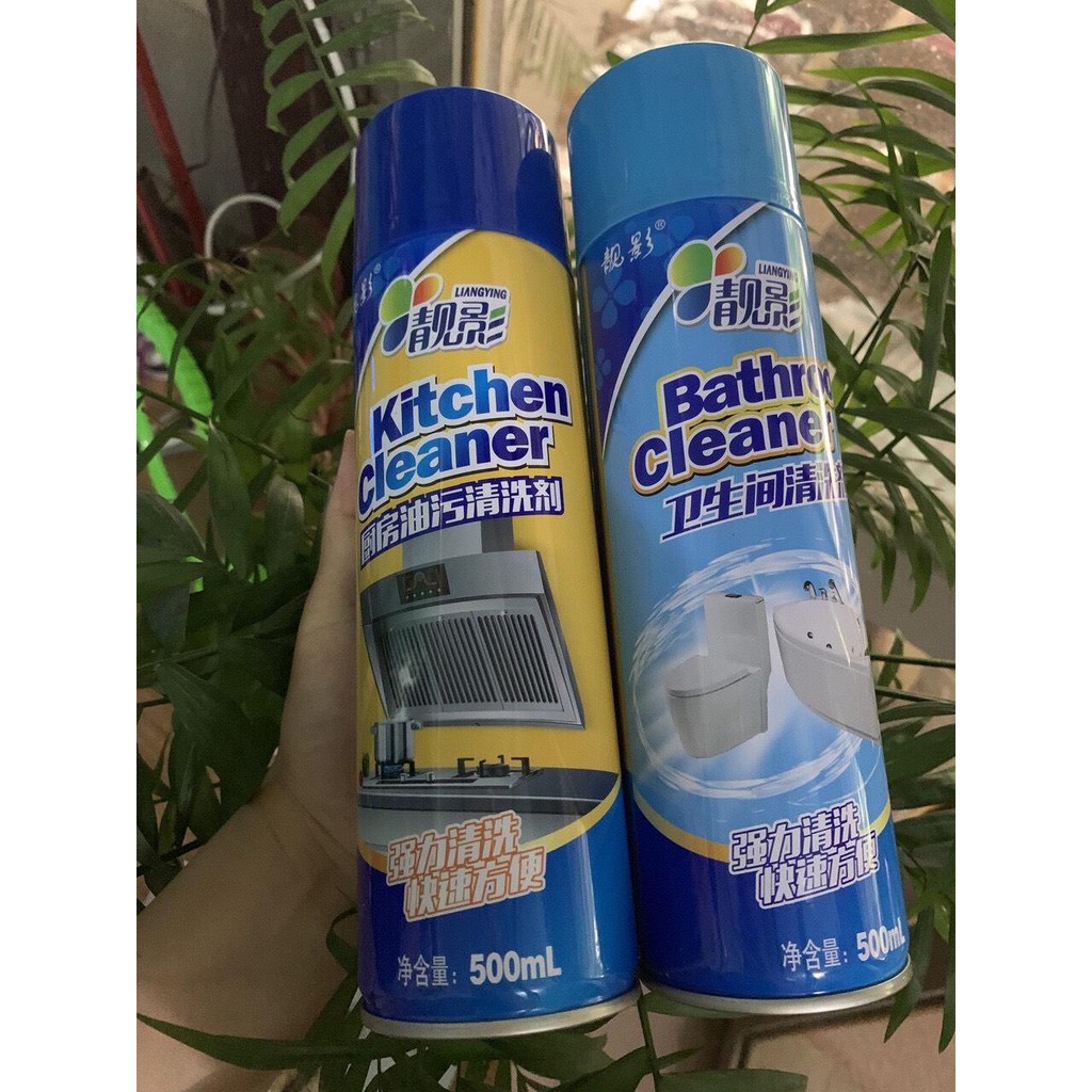 Chai xịt tẩy rửa đa năng CHO NHÀ BẾP Kitchen Cleaner 500ml DẠNG BỌT