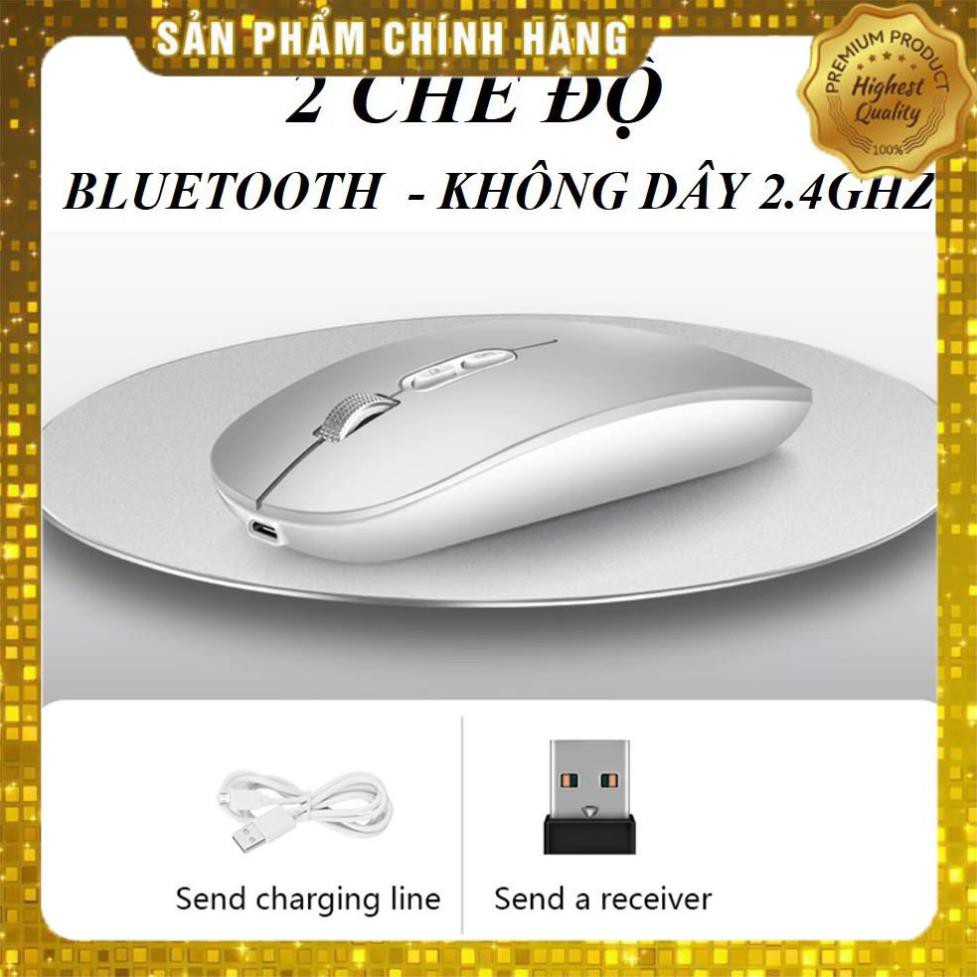 Chuột không dây kiêm chuột Bluetooth 2 chế độ M103, PIN SẠC 1600 dpi (mã M103) (Gía sỉ )