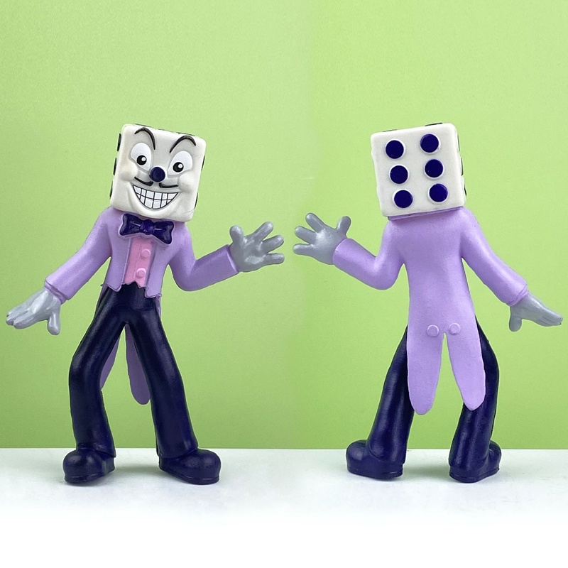 Set 6 Mô Hình Nhân Vật Mugman Mark Cup King Dice Ollie Duke Jasper Bowlboy Trong The Cuphead Showhead Bằng PVC