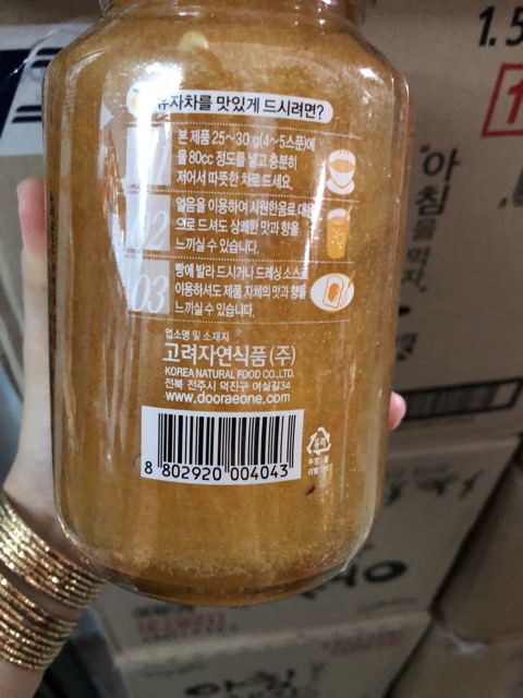 Mật ong chanh đào Hàn Quốc | BigBuy360 - bigbuy360.vn