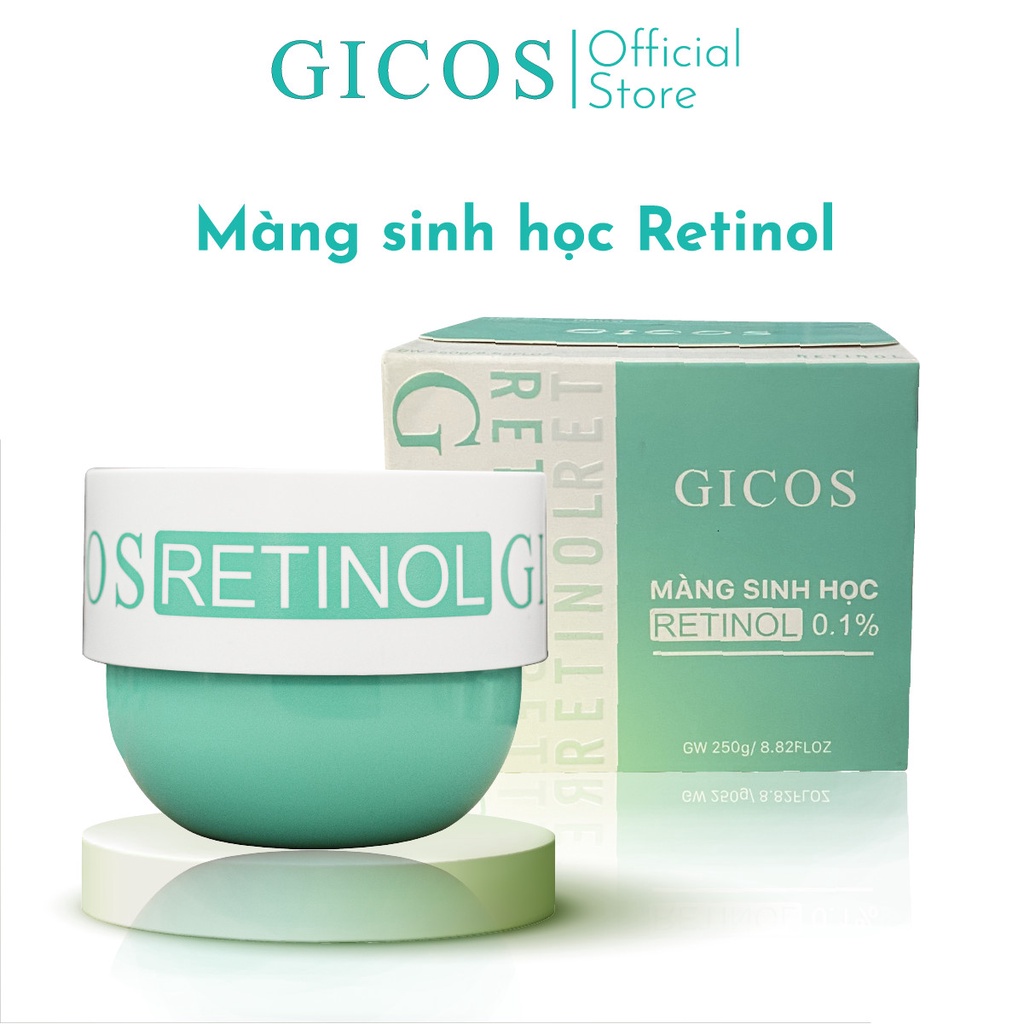 Màng sinh học Retinol 0.1% Gicos 250g Mit Beauty dưỡng da mịn màng căng bóng