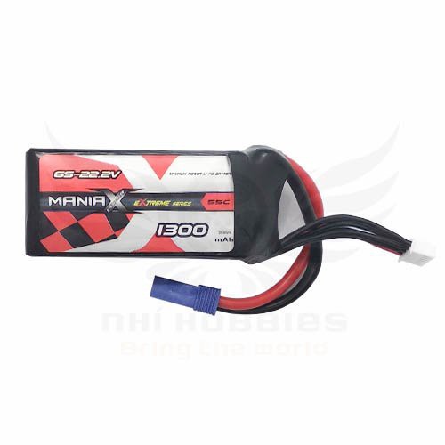 Pin Mania-X 22.2V 6S 1300mAh 55C Extreme Series