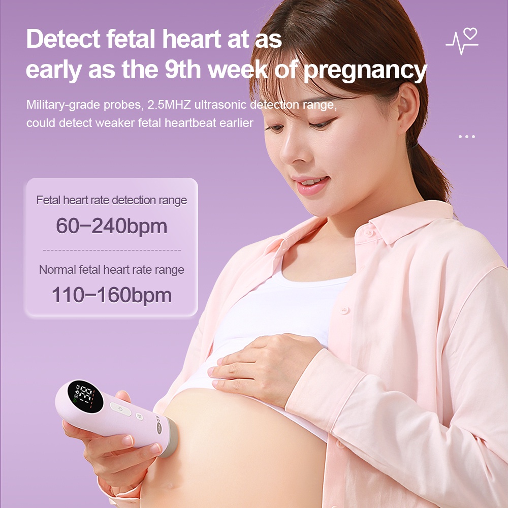 Máy Đo Nhịp Tim Cofoe Fetal Doppler Kèm Phụ Kiện