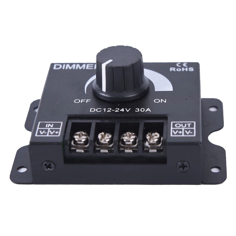 1 Bộ Điều Khiển Đèn LED Dây 30A DC 12V 24V 360W