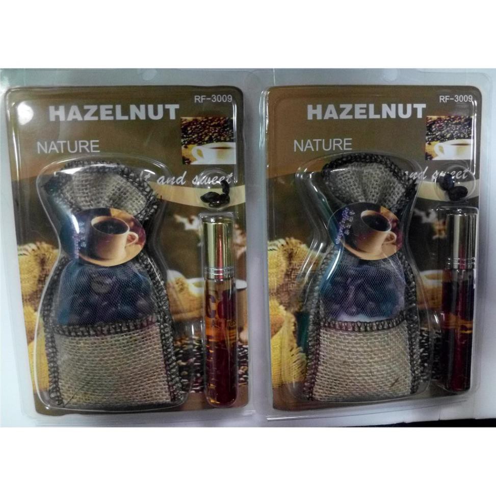 Túi thơm kèm lọ tinh dầu hương cafe HAZELNUT loại 1