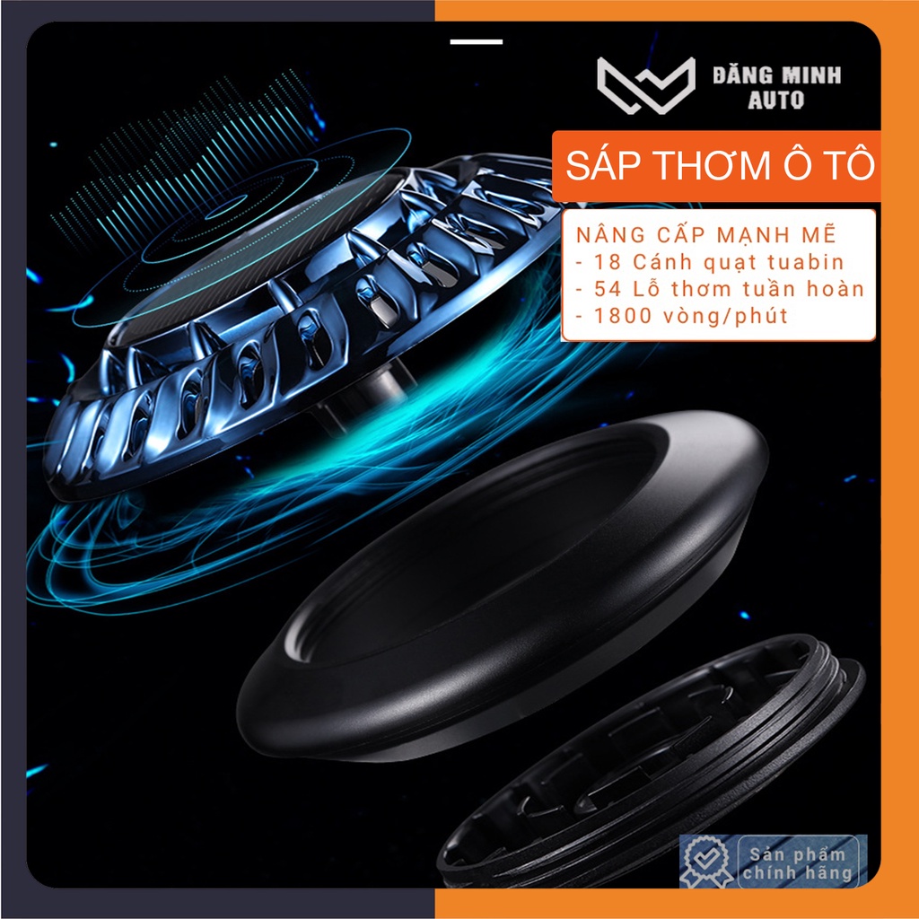 Sáp thơm ô tô mẫu UFO năng lượng mặt trời, máy khếch tán sáp thơm xoay toả hương cho xe hơi ST20 | BigBuy360 - bigbuy360.vn