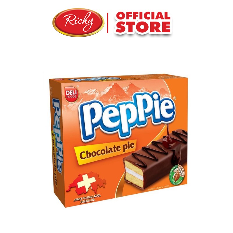 Bánh Peppie socola đen 240G