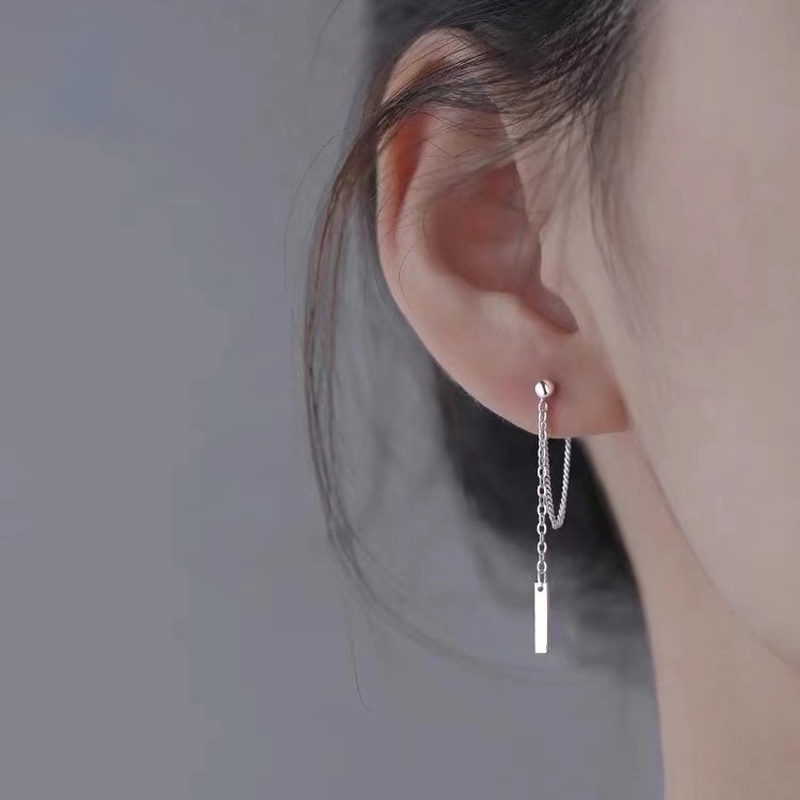 Bông Tai Hình Ngôi Sao / Dấu Chân Mèo Đính Đá Opal Thời Trang Hàn Quốc