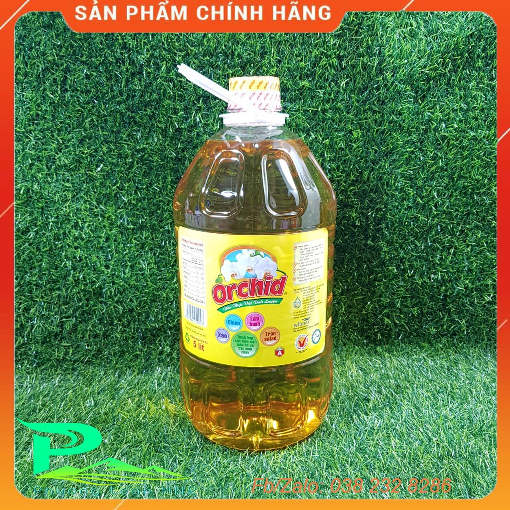 Dầu ăn Orchid 5L, Dầu ăn 5L giá tốt nhất, Dầu ăn tốt giá rẻ