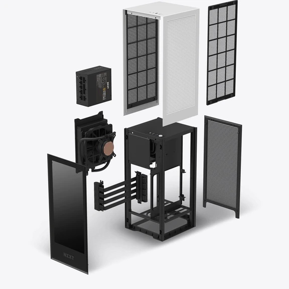 Vỏ case máy tính NZXT H1 Series | Màu Trắng