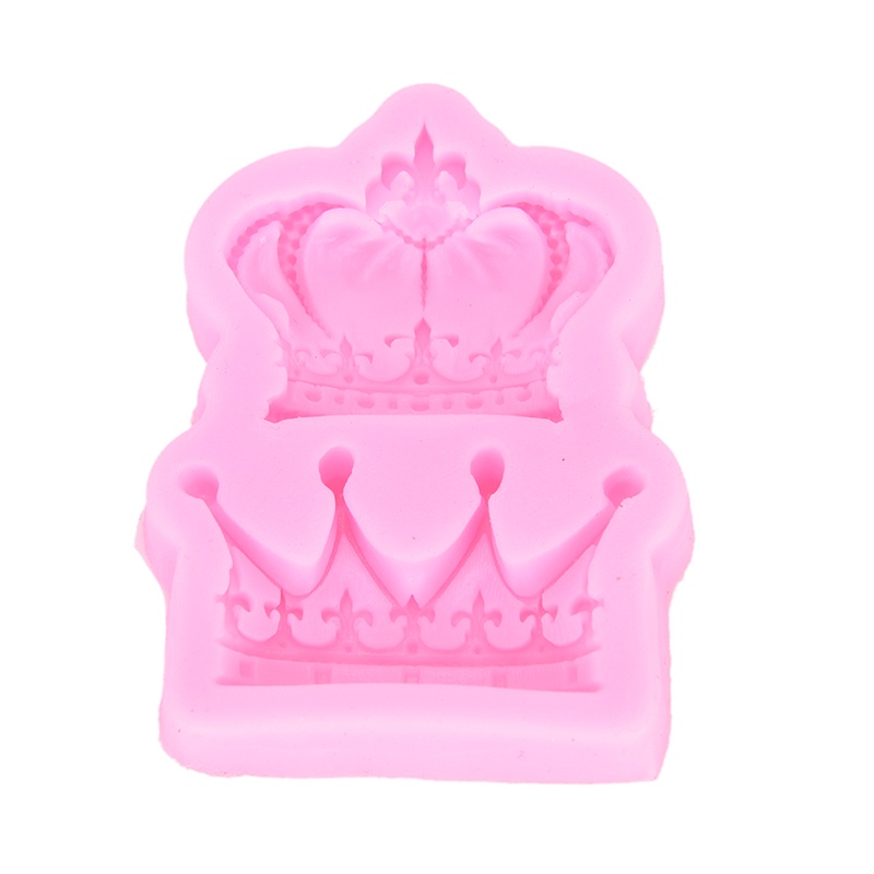 Khuôn Silicon Tạo Hình Vương Miện Công Chúa 3d Trang Trí Bánh Kem