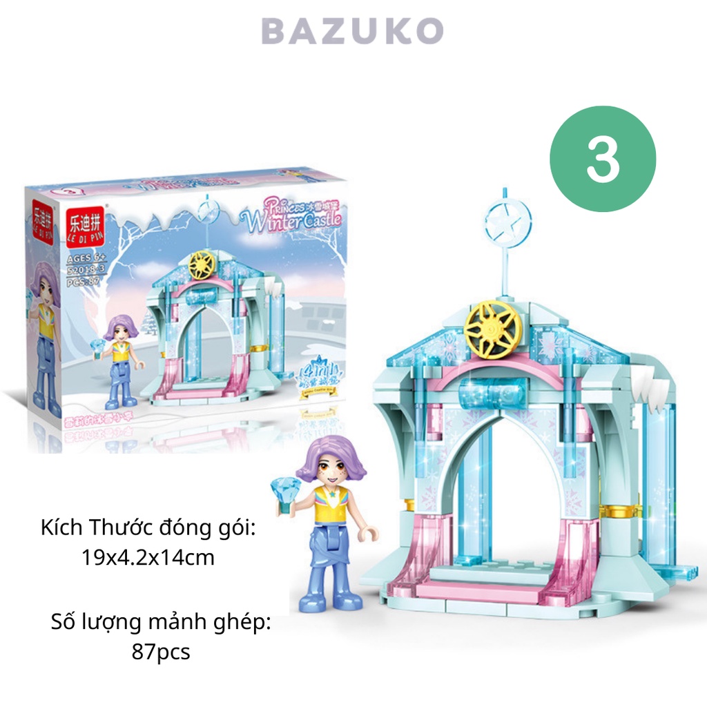 Đồ Chơi Lắp Ghép Lego Mô Hình Công Chúa Lâu Đài Cho Bé BAZUKO DC016