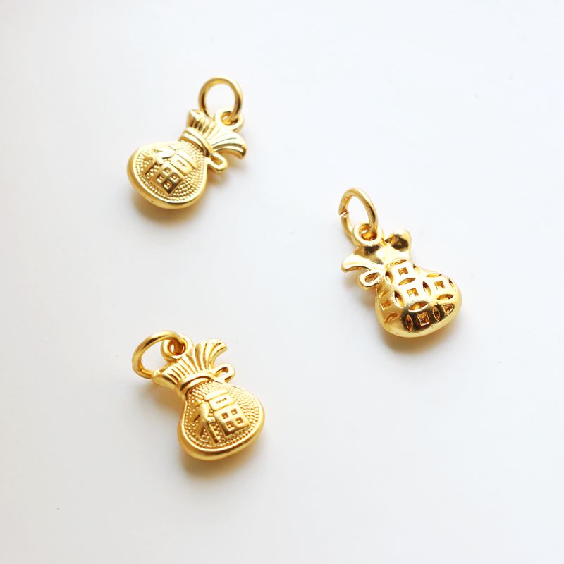 Mặt Dây Chuyền Mạ Vàng 18K 9 * 16mm Nhiều Màu Sắc Dùng Làm Trang Sức diy