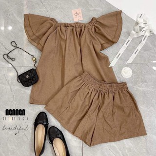Bộ đồ nữ ❤️xả kho❤️Bộ set nâu