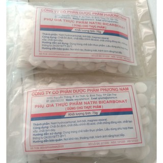 Combo 5 gói Phụ gia thực phẩm  Natri bicarbonat (nabica)