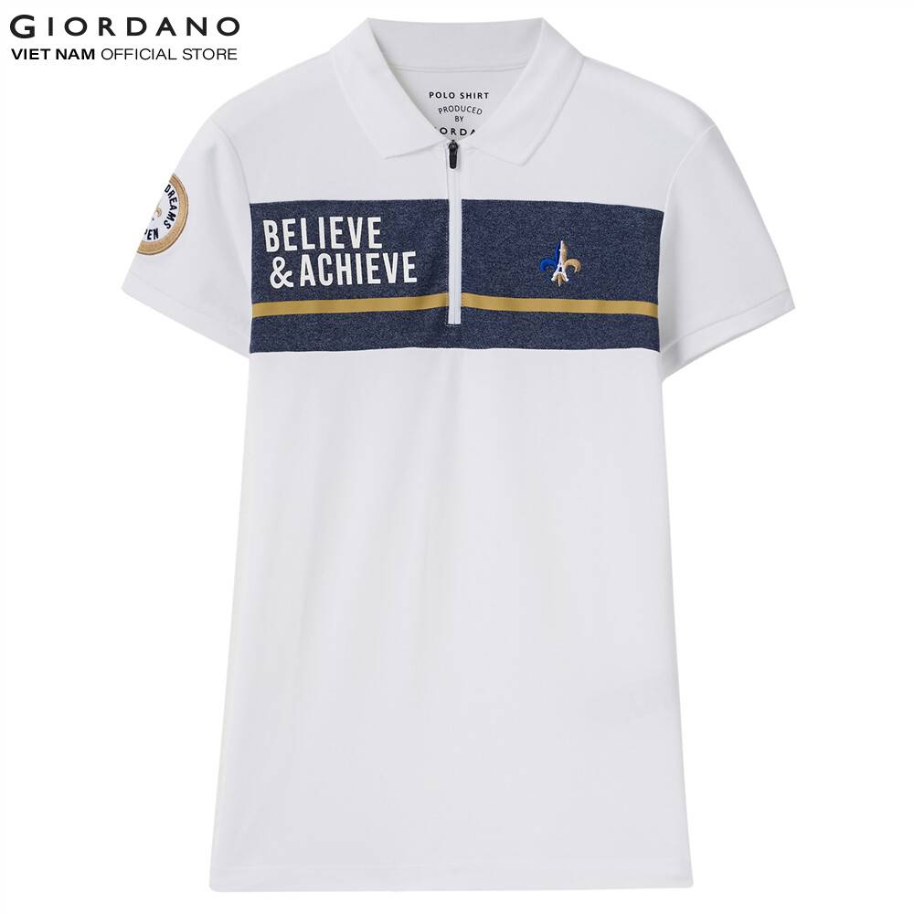 Áo thun ngắn tay có cổ nữ Giordano polo 05311302 | BigBuy360 - bigbuy360.vn