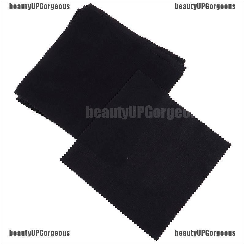 Set 10 tấm vải đen lau mắt kính tiện dụng