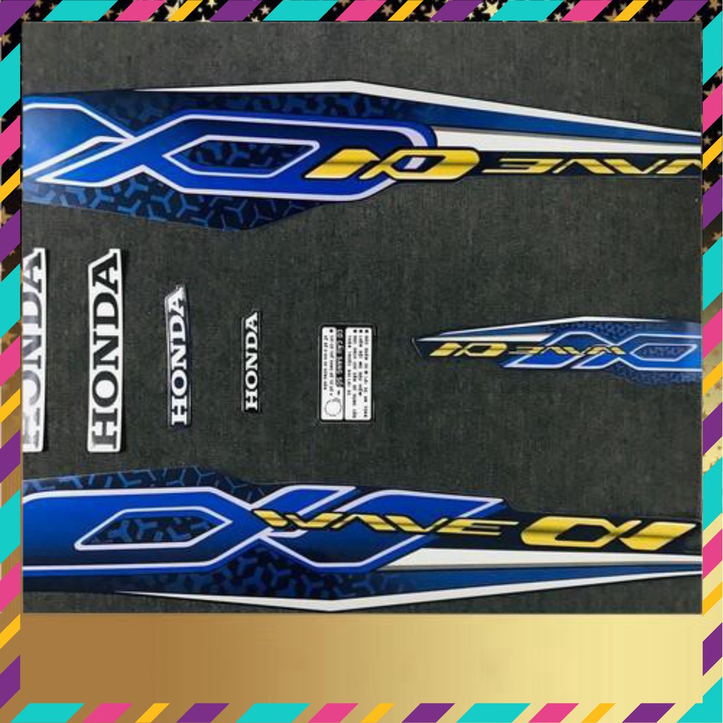 [CỰC RẺ] TEM RỜI CHO WAVE A, WAVE @ 2018, TEM THÁI 3 LỚP SIÊU BỀN ( ĐẦY ĐỦ MÀU )