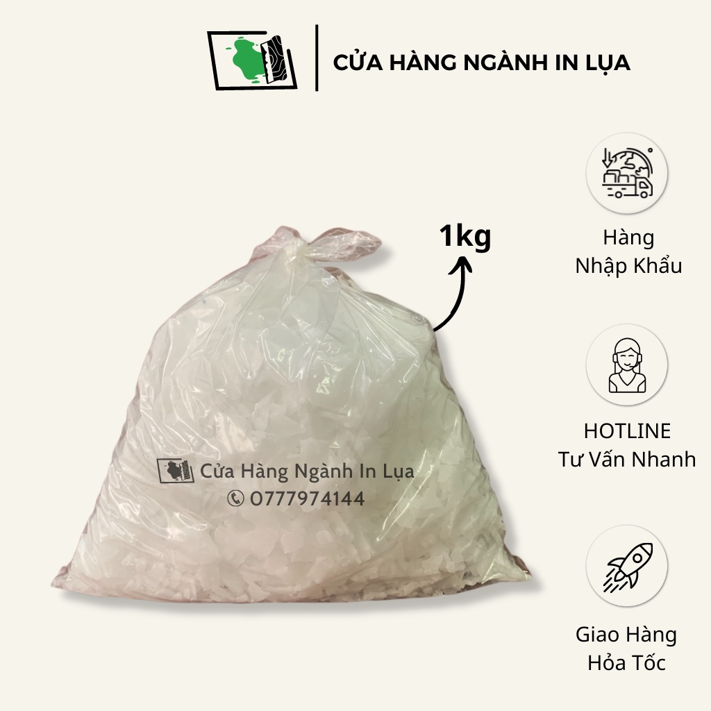 Xút vảy NaOH bột thông cống, thông cầu, thông lavabo cực mạnh, tẩy keo chụp bản in lụa