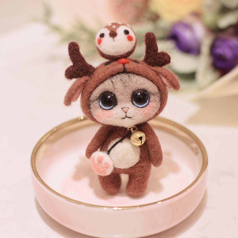 Móc Khóa Hình Mèo Bông Hoạt Hình Dễ Thương
