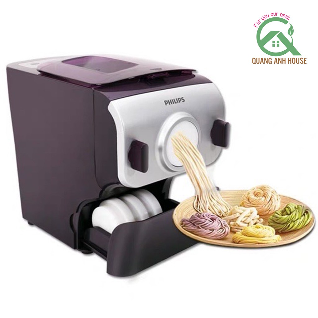 Máy Làm Mì Tươi Philips HR2356/21, Kích thước 40.5x30x34.5cm, Màu Tím