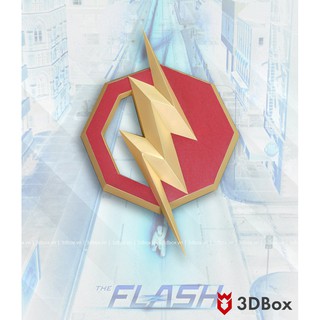 Logo The Flash – Mô hình giấy 3D Papercraft