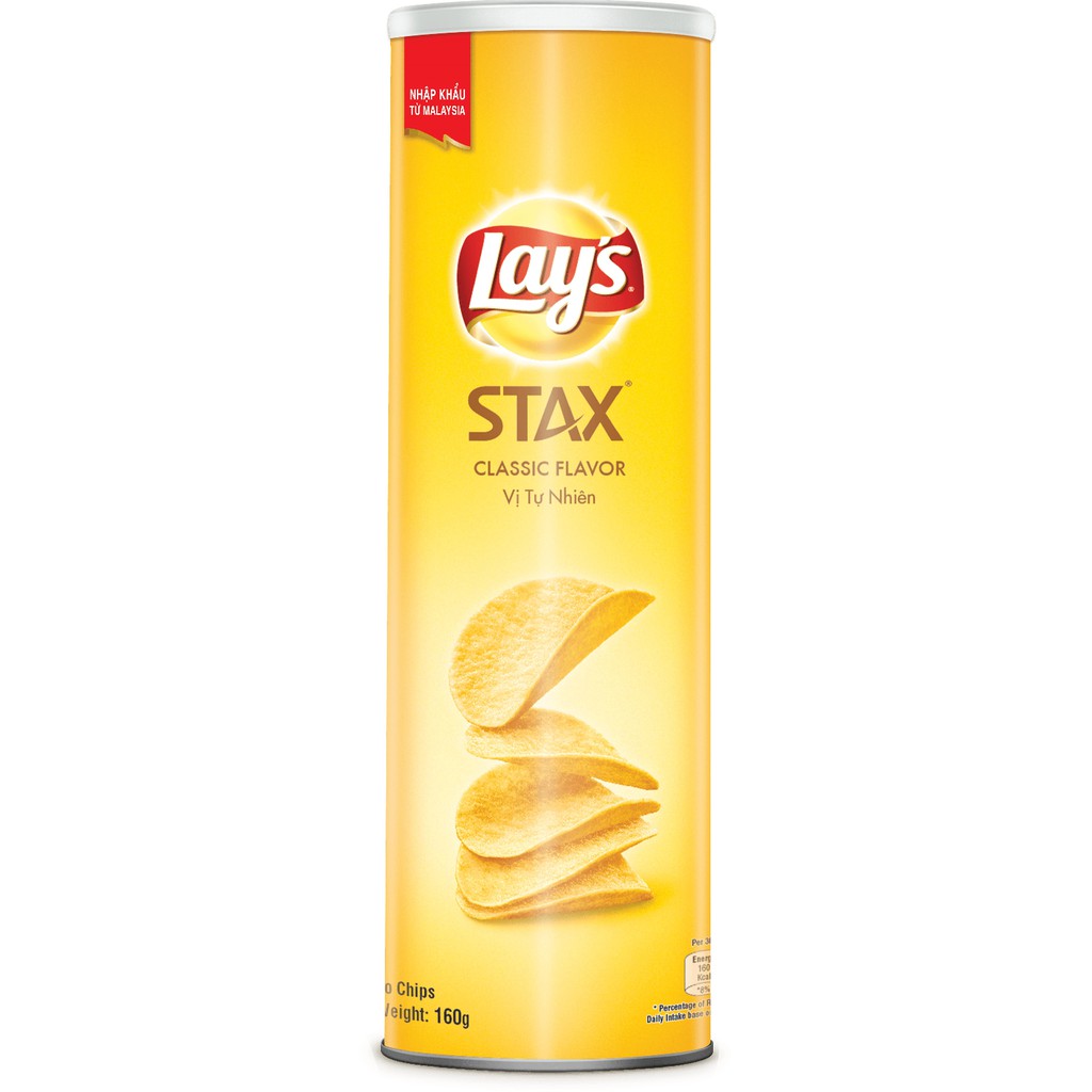 Combo:2 túi yến mạch Quaker 3in1 vị Chocolate &amp; Berry + 2 hộp Lay's Stax Khoai Tây Miếng Vị Tự Nhiên &amp; Kem Chua Hành