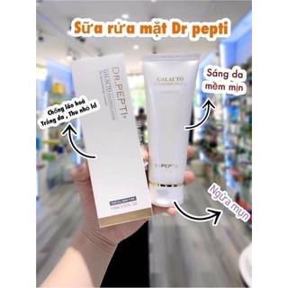 Sữa rửa mặt trắng da Dr Pepti