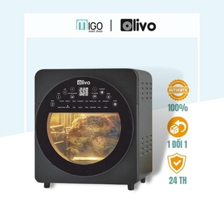Nồi chiên không dầu olivo af15 – dung tích 15l – bảo hành 2 năm