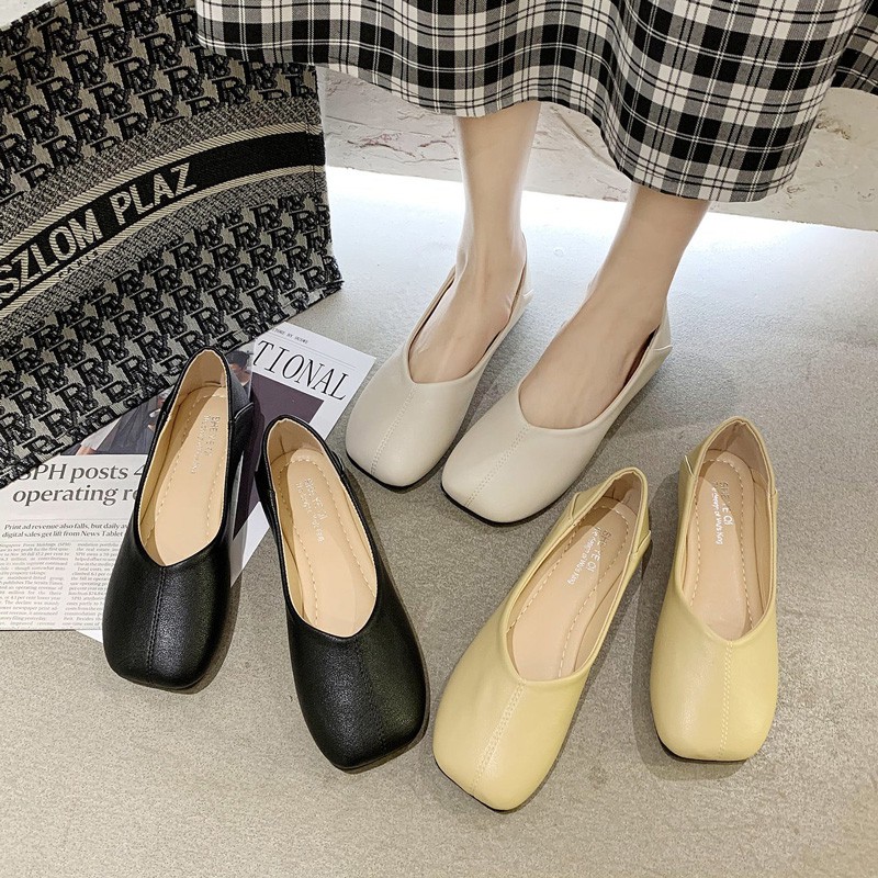 Giày Búp Bê Mũi Vuông Xinh Xắn Dành Cho Nữ | BigBuy360 - bigbuy360.vn