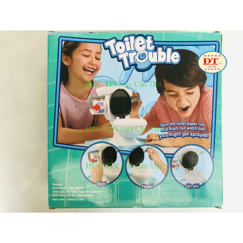TRÒ CHƠI BOARDGAME TOILET TROUBLE