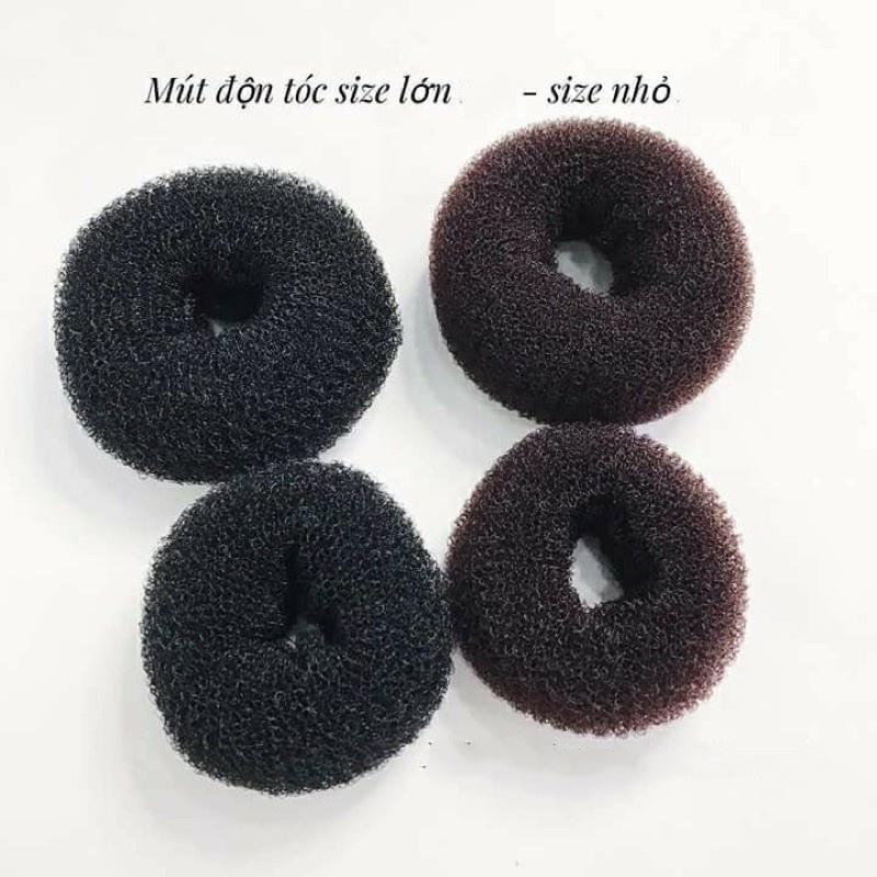 [Xukashop] Búi tóc độn tóc Donut chất liệu mút