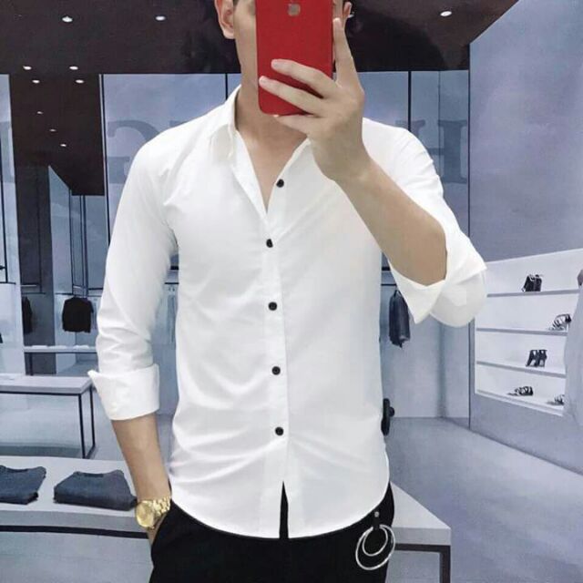 Sơ mi trắng (cho ae mặc đi học)