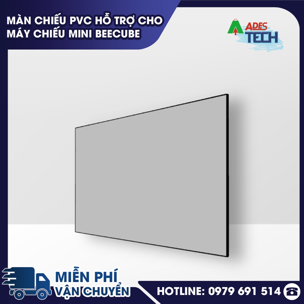 Màn Chiếu PVC Hỗ Trợ Cho Máy Chiếu Mini BEECUBE - BẢO HÀNH 6 THÁNG