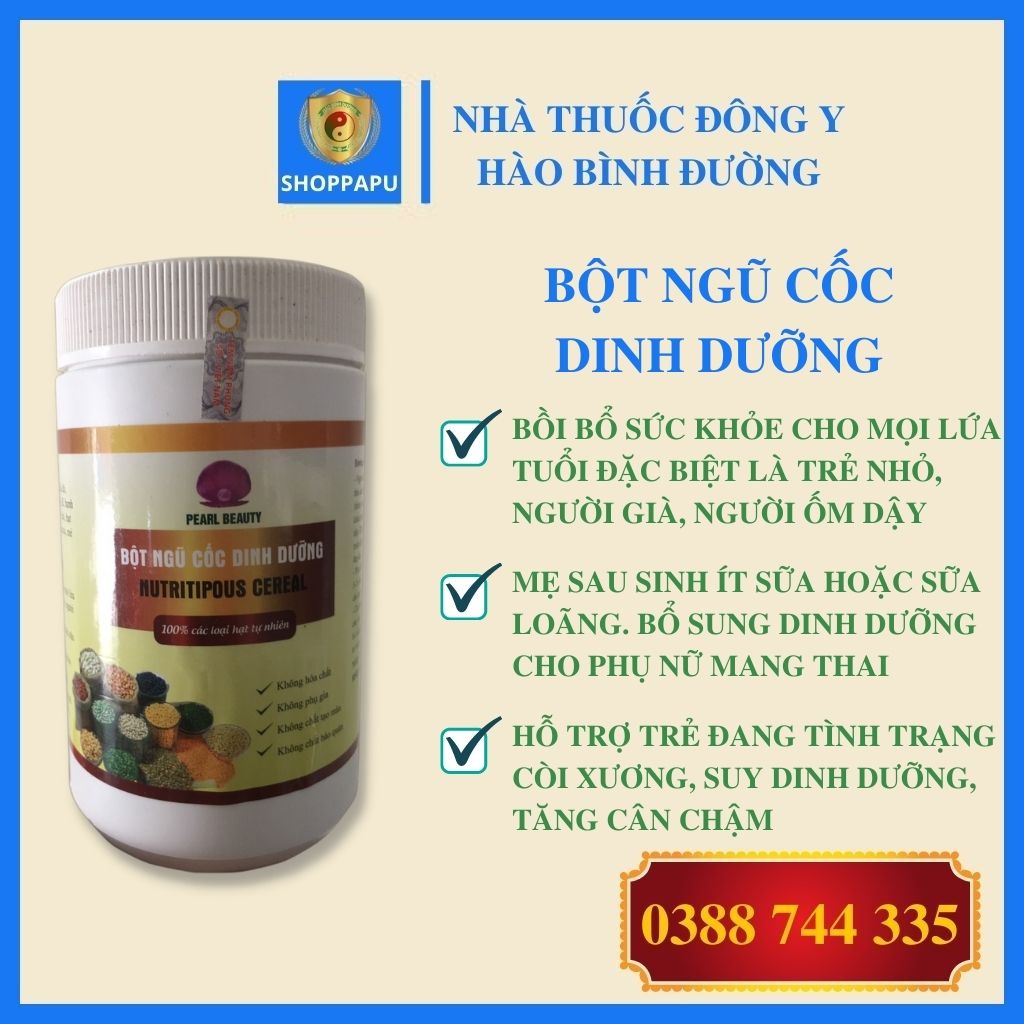 Bột Ngũ Cốc Dinh Dưỡng Giúp Tăng Tiết Sữa, Trẻ Còi Xương Suy Dinh Dưỡng, Phụ Nữ Mang Thai, Bồi Bổ Sức Khỏe