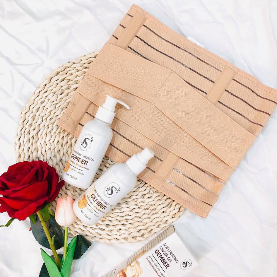 XẢ KHO [Tặng đai nịt bụng]-Gel tan mỡ bụng gừng Gember