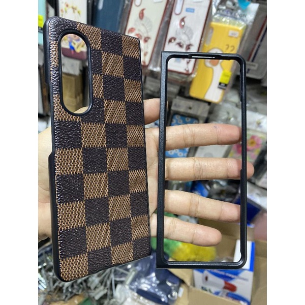 Ốp lưng samsung Z Fold FLIP 4 3 5G HỌA TIẾT THƯƠNG HIỆU LV GUC.CI BURBERRY SANG CHẢNH