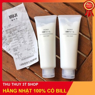 [Hàng bill] Sữa rửa mặt MUJI FACE SOAP 120g