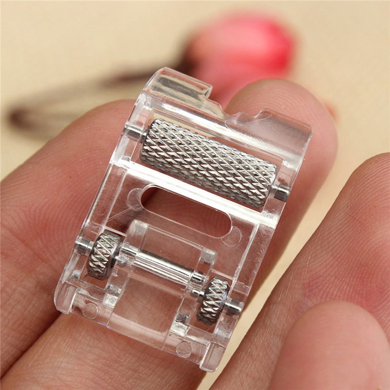 [superhomestore]New Portable Mini Low Shank Roller Sewing Machine Presser Foot Leather Household
