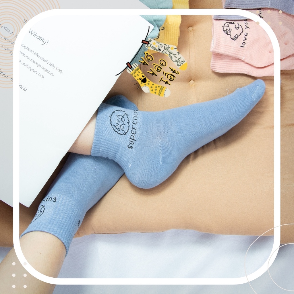 TẤT VỚ NỮ HÌNH VẼ CÔ GÁI NHIỀU MÀU