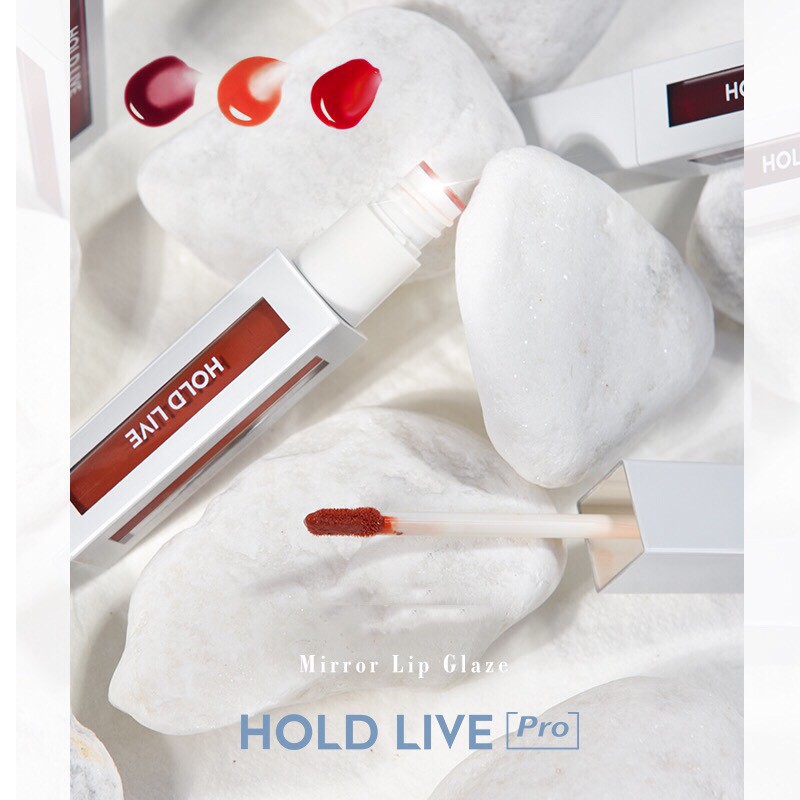 HOLD LIVE - Son kem bóng mềm môi căng mọng Mirror Lip Glaze HLIV52