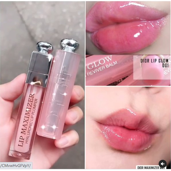 Son Dưỡng DIOR LIP GLOW và DIOR MAXIMIZER fullbox và unbox BONBONCOSMETIC