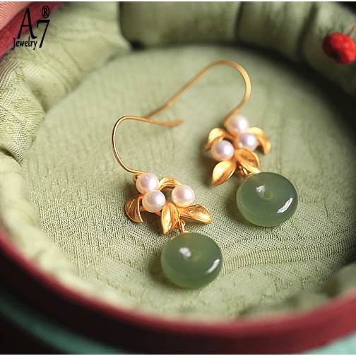 Đôi Bông Tai Bạc 925 Hình Khóa Thanh Lịch Cho Nữ