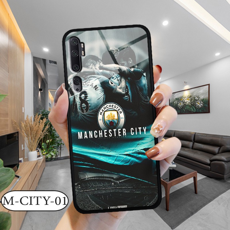 Ốp kính 3D Xiaomi MI Note 10 - in biểu tượng đội bóng